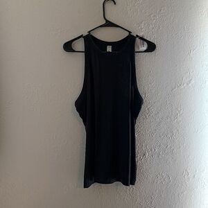 Old Navy Black Ribbed High-Neck Tank